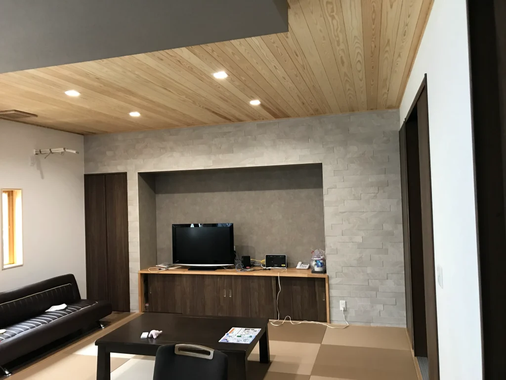 リビングのフルリノベーション（施工後）